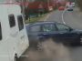 Car pulling a caravan fails to overtake in time - Pegagu