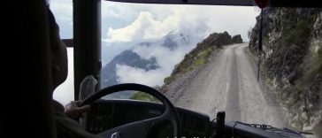 Extreme driving conditions in Peru