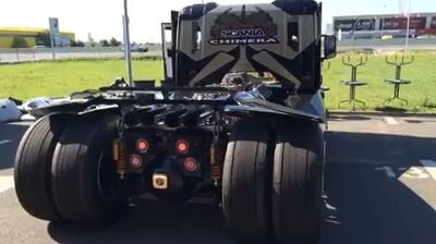 The sound of customized Scania Chimera (Video)