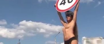 Pretty nice speed sign holders (Video)